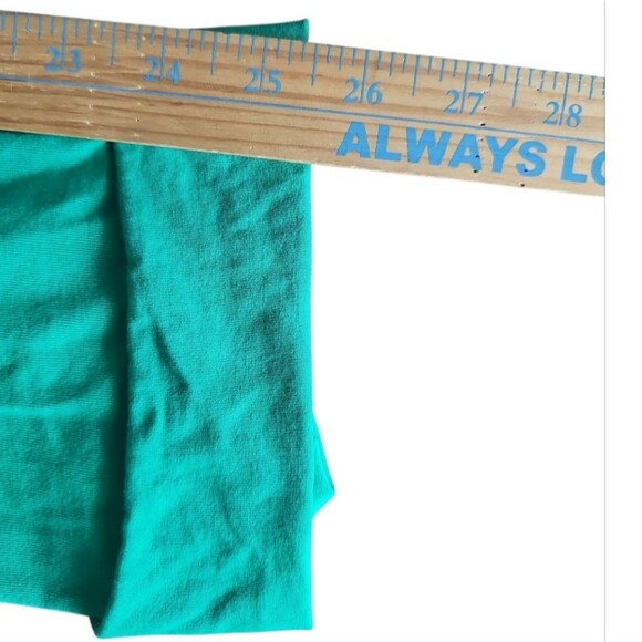 Green Layered High‑Low Raw‑Hem Tee Pullover Oversized Top Lagenlook Artsy Sz 1x - Picture 11 of 16